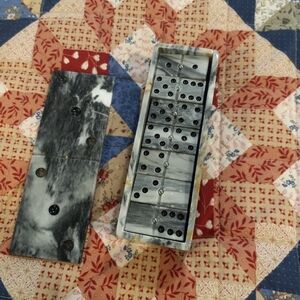Vintage Marble Dominoes